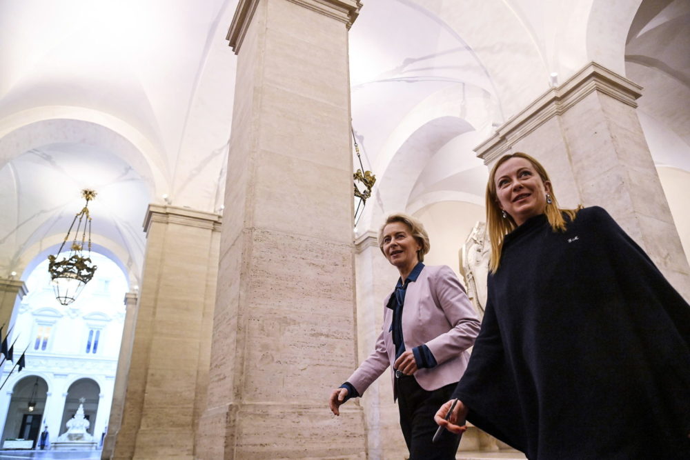 A migrációról egyeztetett Giorgia Meloni és Ursula von der Leyen