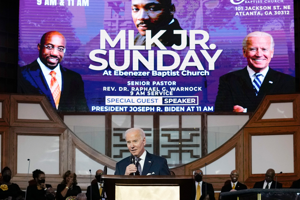 Biden: Az amerikaiaknak figyelniük kell Martin Luther King örökségére