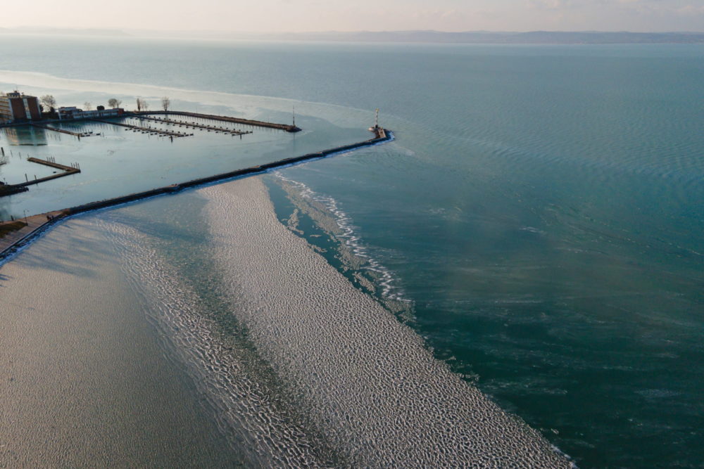 Jég a Balatonon