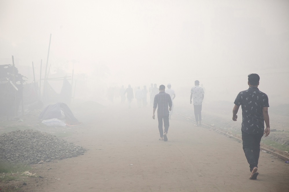Légszennyezettség Bangladesben