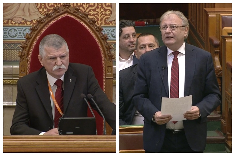 Kínos: Kövér László tette helyre a szellemeskedni próbáló Hiller Istvánt