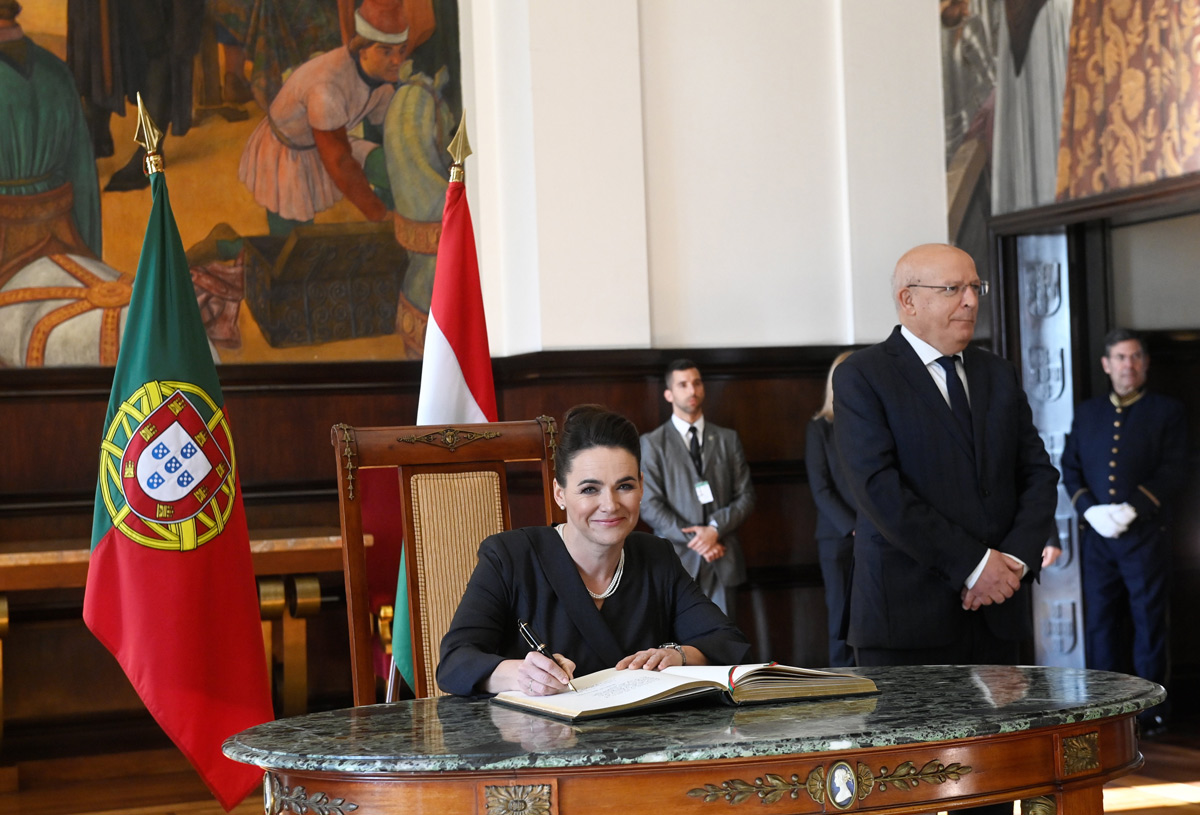 Novák Katalin: Ez Magyarország és Portugália közös pontja