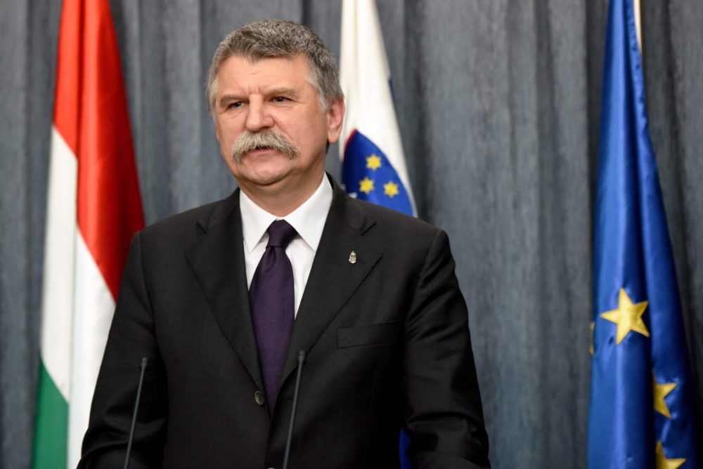 A szlovén Nemzetgyűlés elnöke Kövér Lászlót fogadta