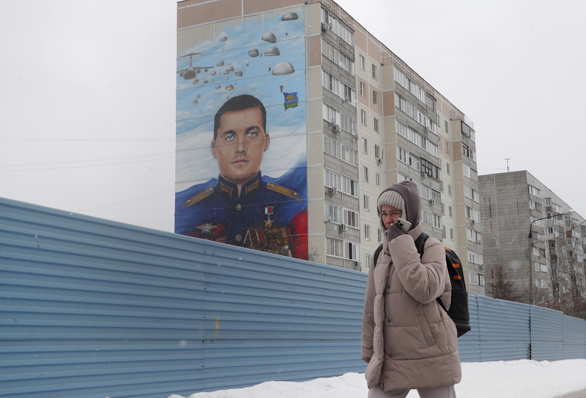 Elesett orosz katona