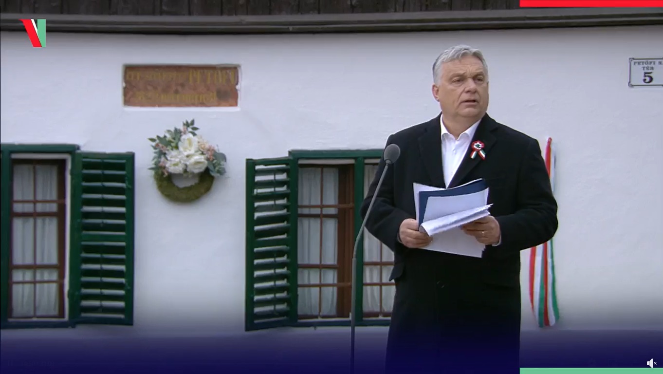 Orbán Viktor: Minden magyarban van egy kis Petőfi