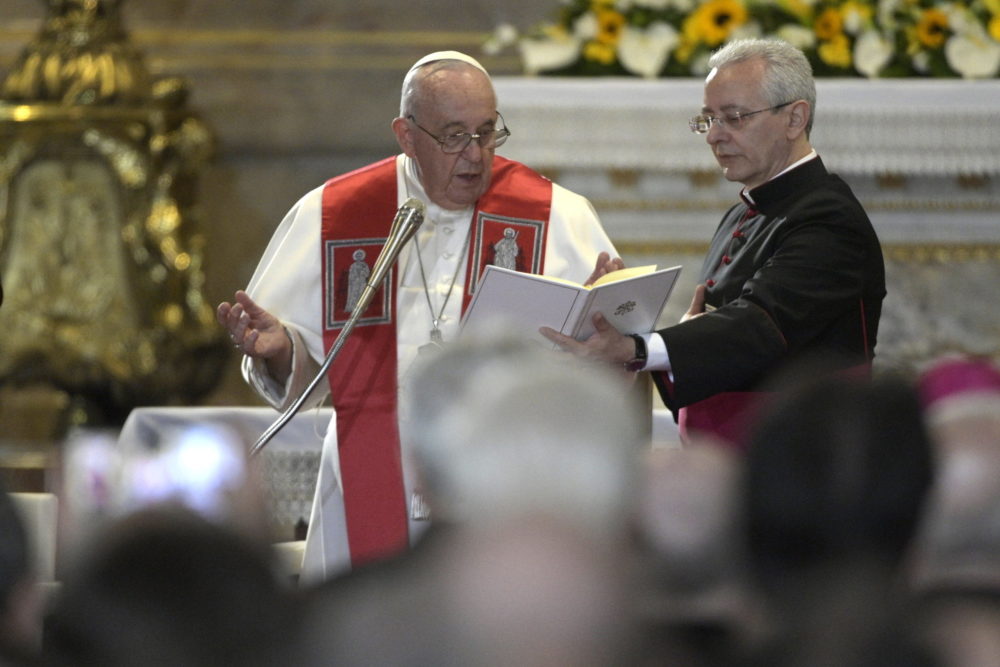 Mindszenty József bíborosról is megemlékezett Ferenc pápa