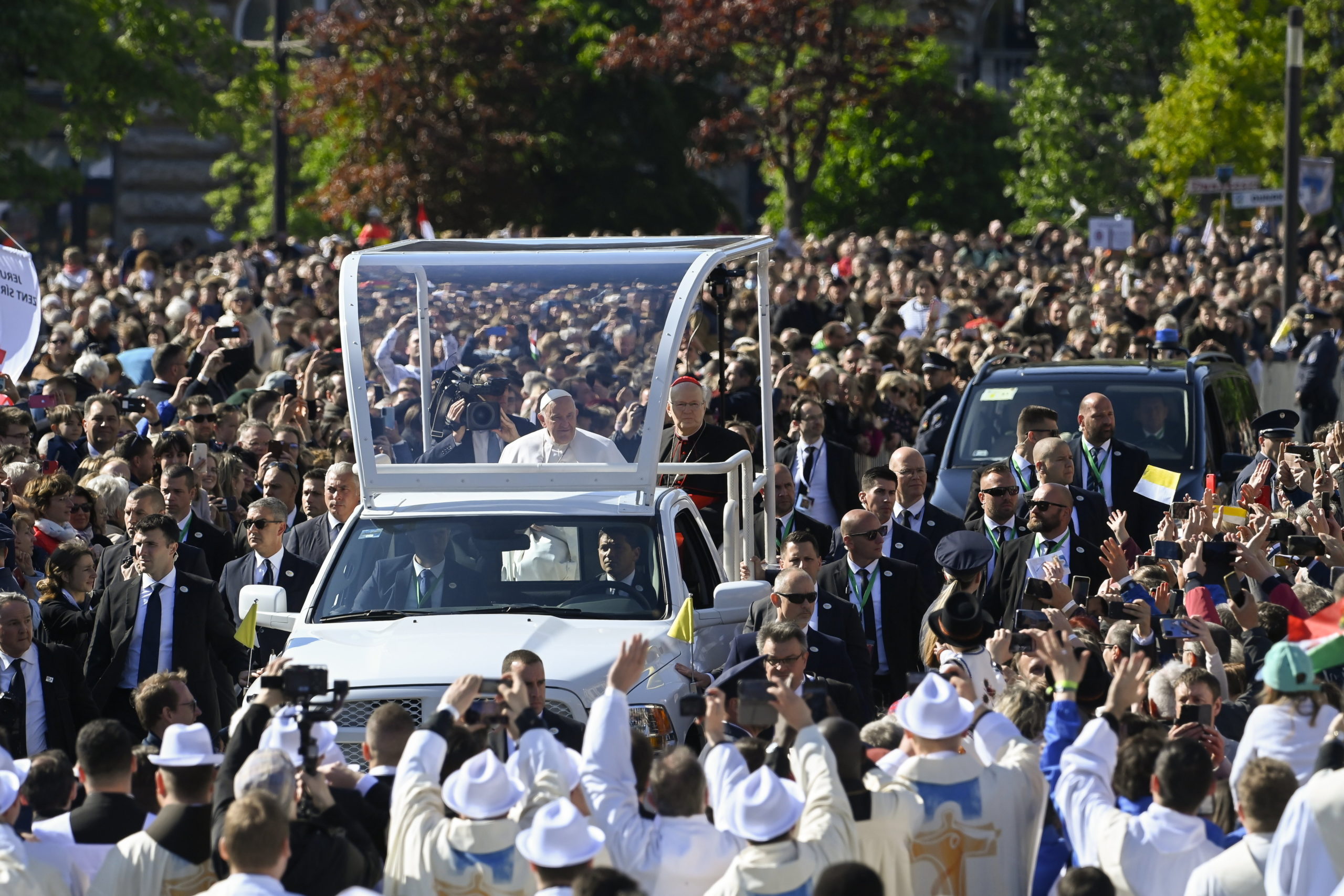 Zavartalan volt Ferenc pápa vasárnap délelőtti miséje