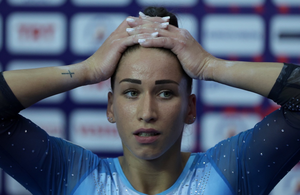 Kovács Zsófia bronzérmes gerendán