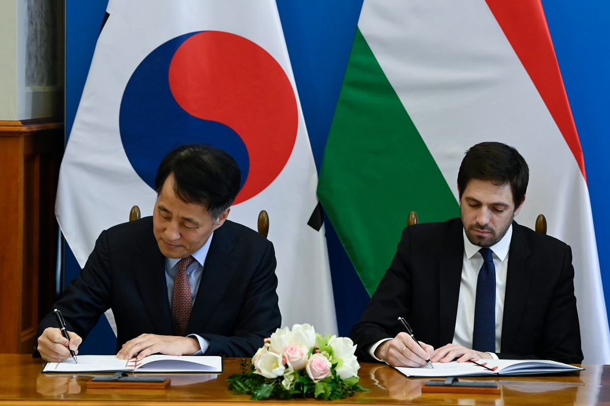 Egyetértési nyilatkozatot írt alá Magyarország és Dél-Korea