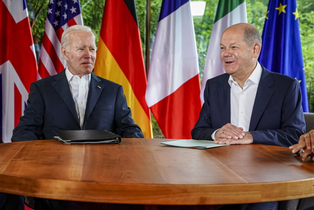Olaf Scholz Joe Biden újraválasztását támogatja