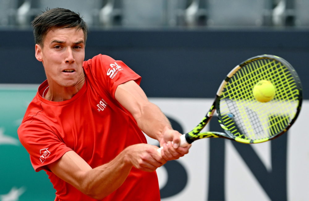 Marozsán Fábián a legjobb 16 közé jutott a római salakpályás tenisztornán