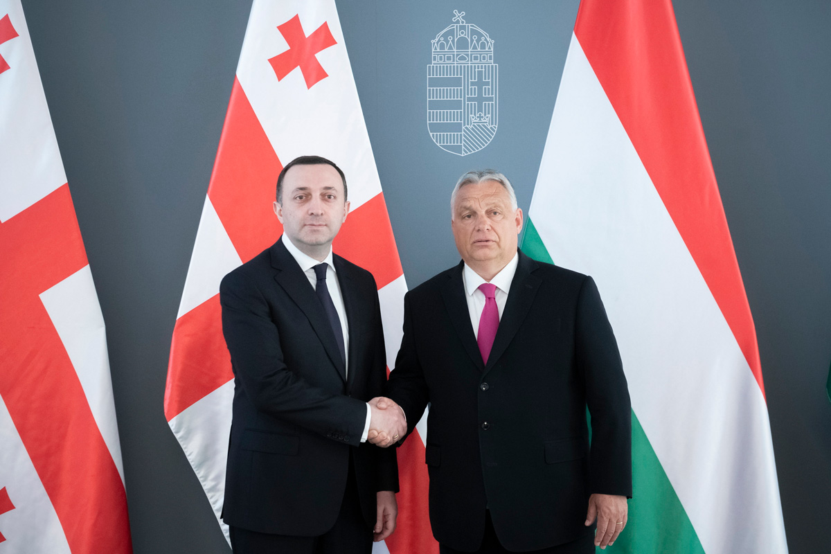 Orbán Viktor Georgia miniszterelnökével tárgyalt