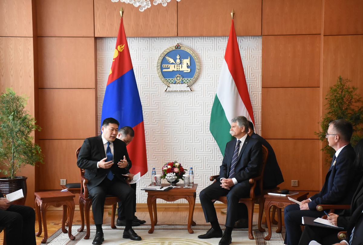 Kövér László Mongóliába látogatott