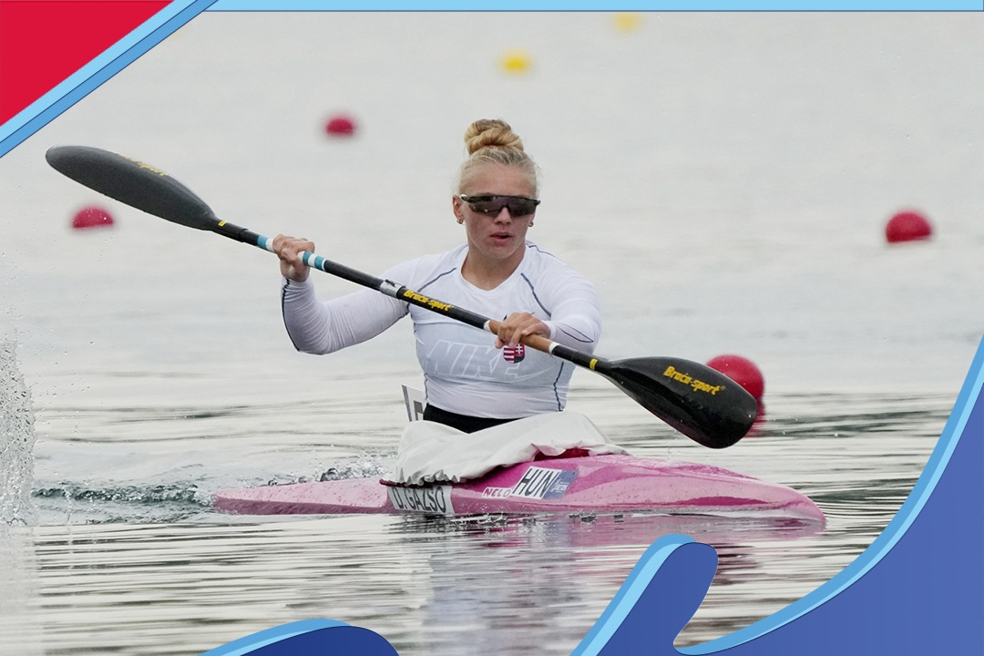 Gazsó Alida Dóra ezüstérmes kajak egyes 500 méteren