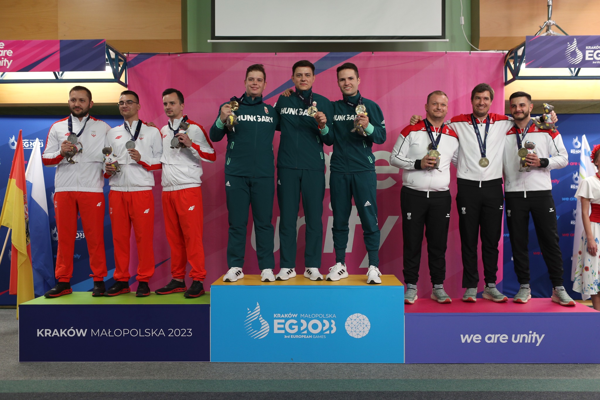 Aranyérmes a férfi légpuskás csapat