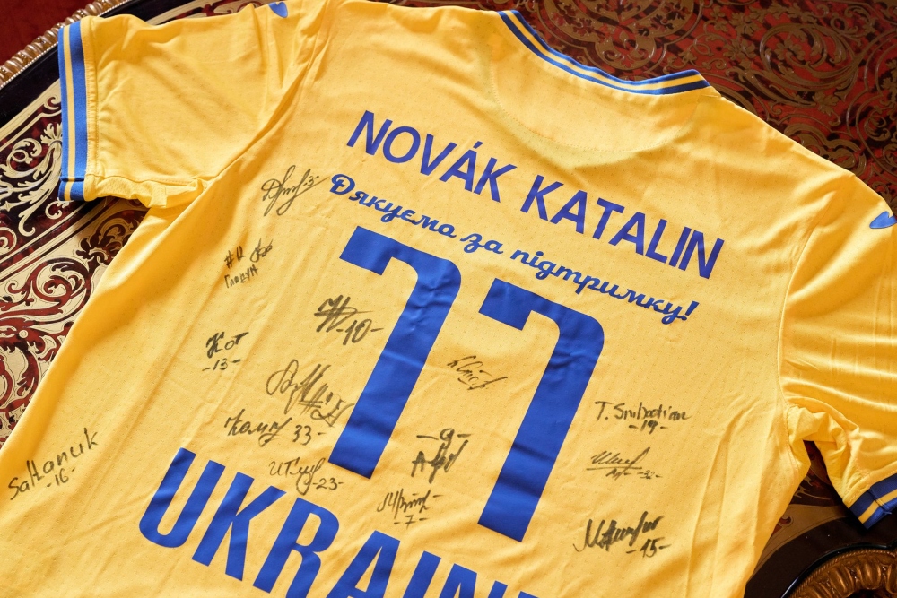 Köszönetet mondtak az ukránok Novák Katalinnak