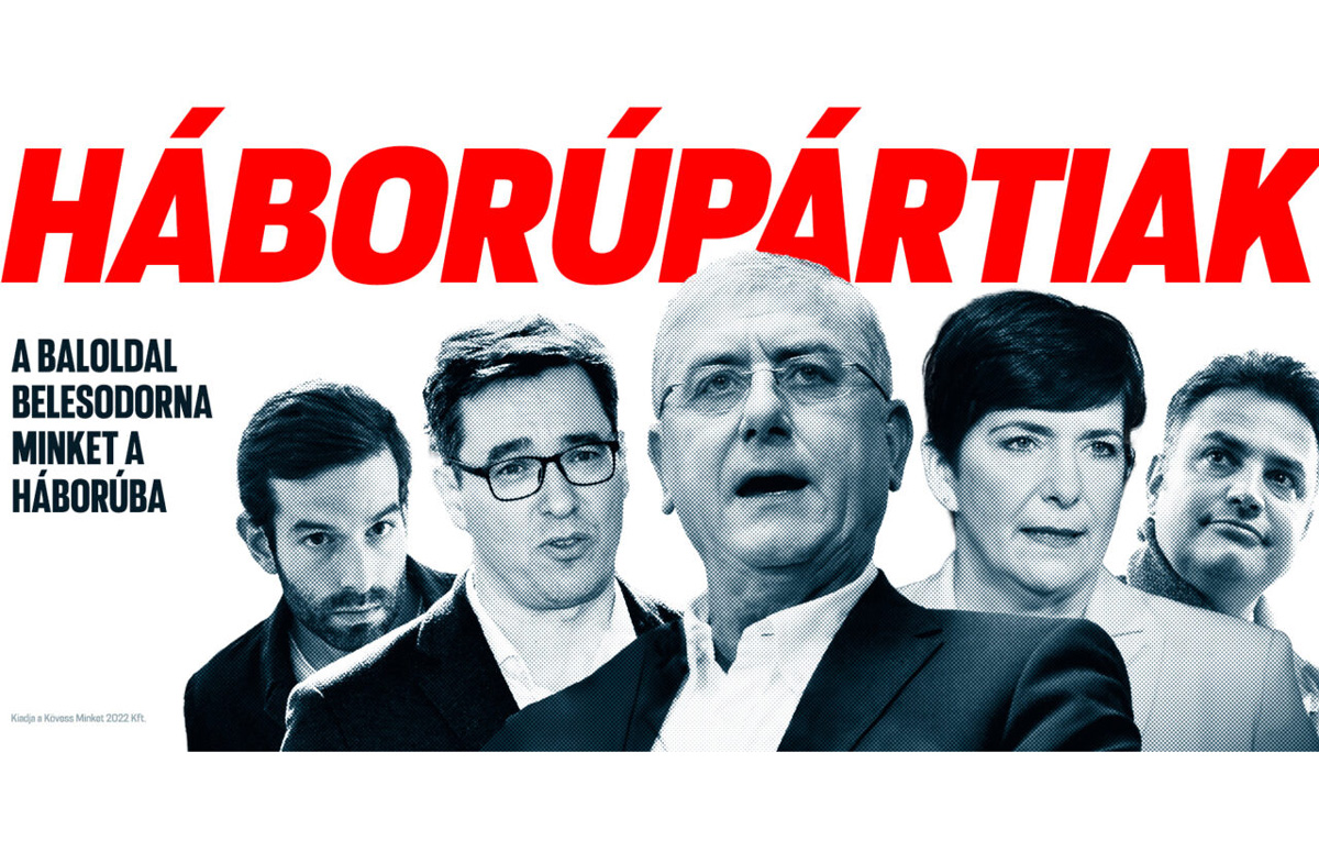 Alapjogokért Központ: Azért támogatták a magyar baloldalt, hogy népszerűsítsék a háborút