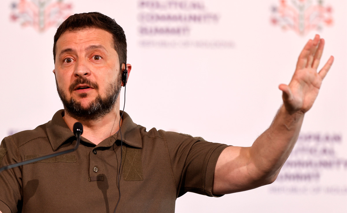 Zelenszkij Odesszába látogatott