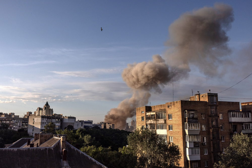 Robbanás történt egy kijevi bíróságon