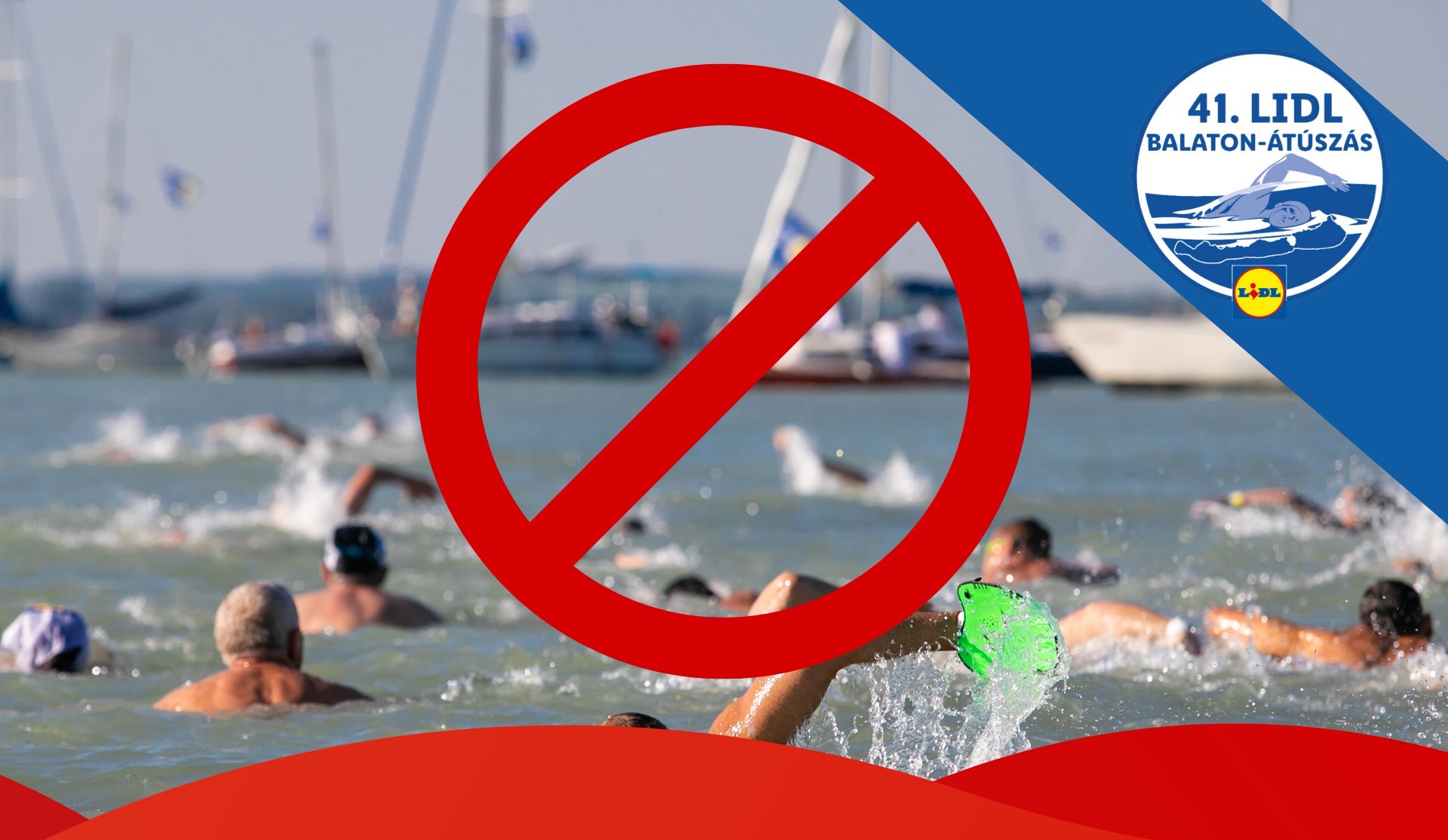 Elhalasztják a szombati Balaton-átúszást