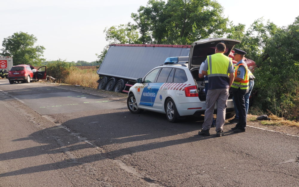 Halálos baleset történt Tiszaföldvár külterületén