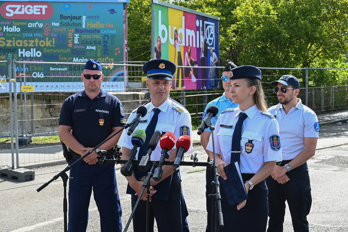 BRFK: Kiemelt feladat a Sziget fesztivál biztonsága