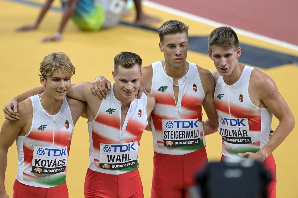 Országos csúccsal 16. a magyar férfi 4x400-as váltó