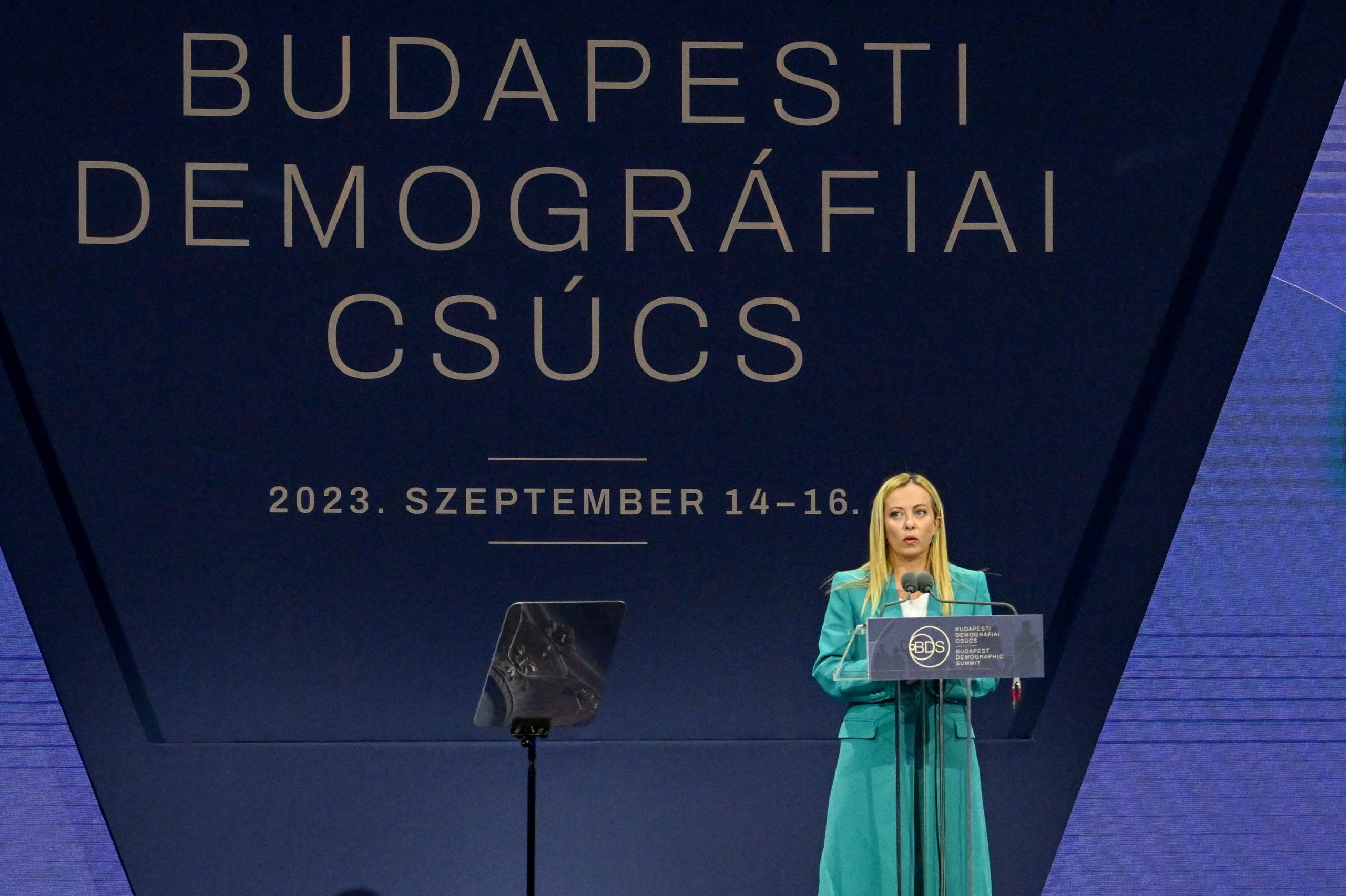 Giorgia Meloni: A demográfia az a kérdés, amelyen a nemzet jövője múlik