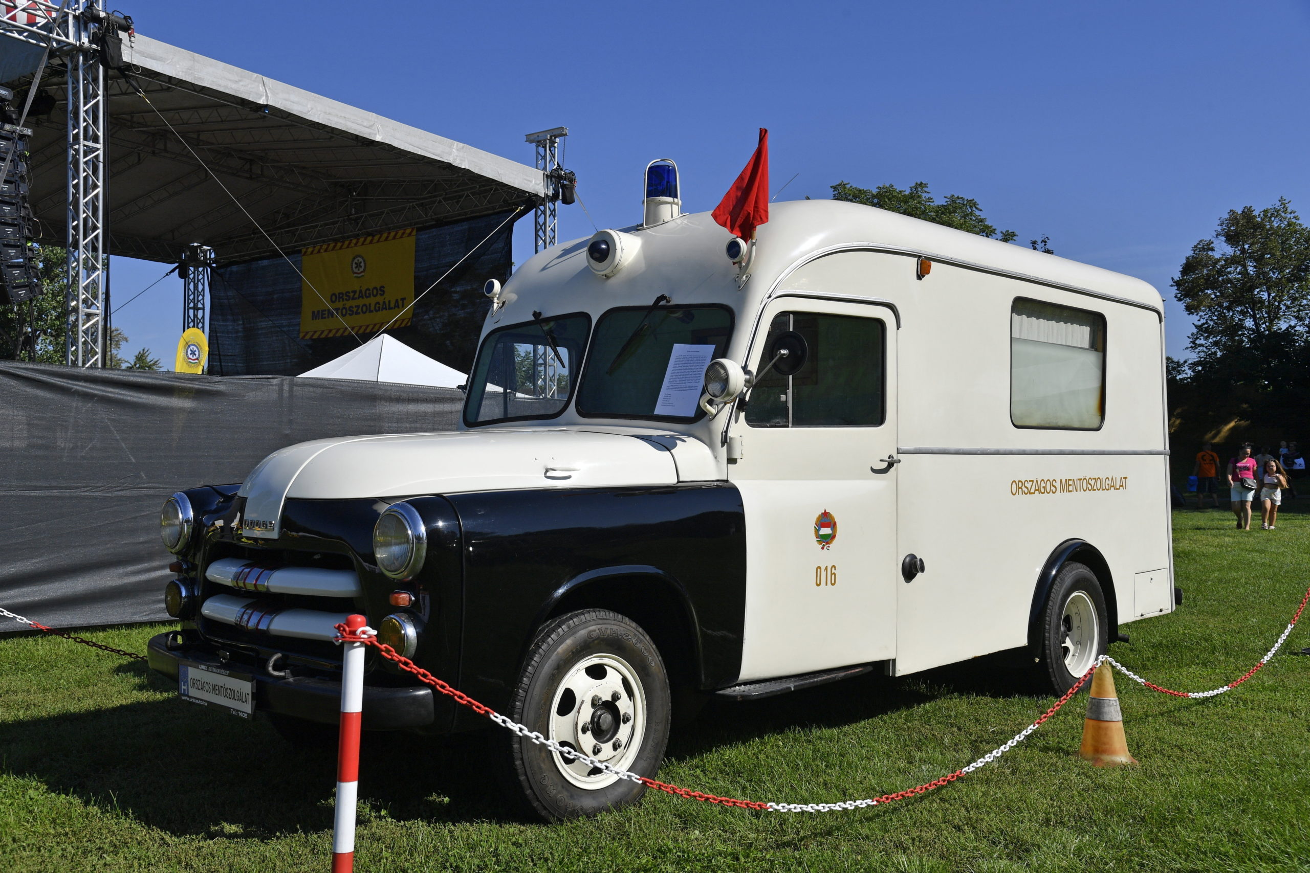 Mentőnap a budapesti Városligetben