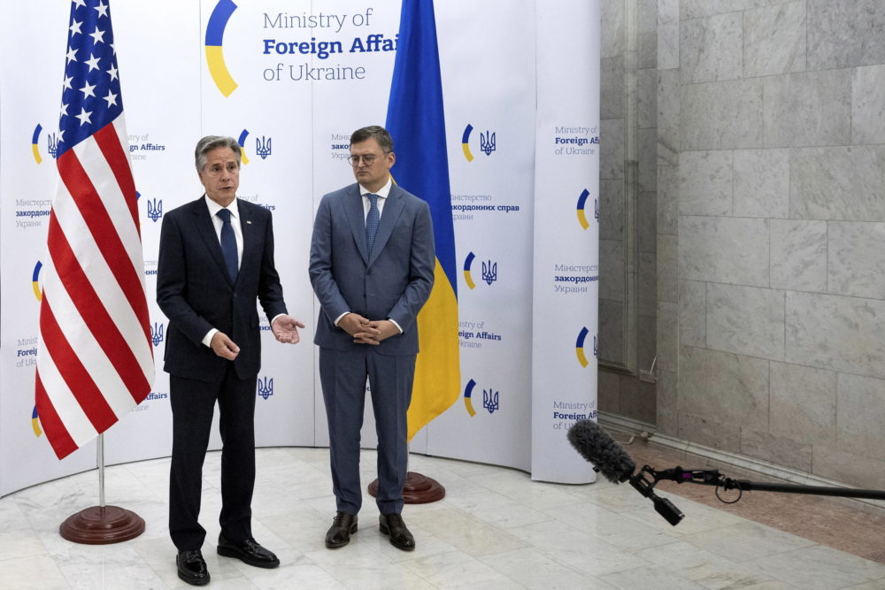 Antony Blinken az ukrán ellenoffenzíva sikereit méltatta Kijevben