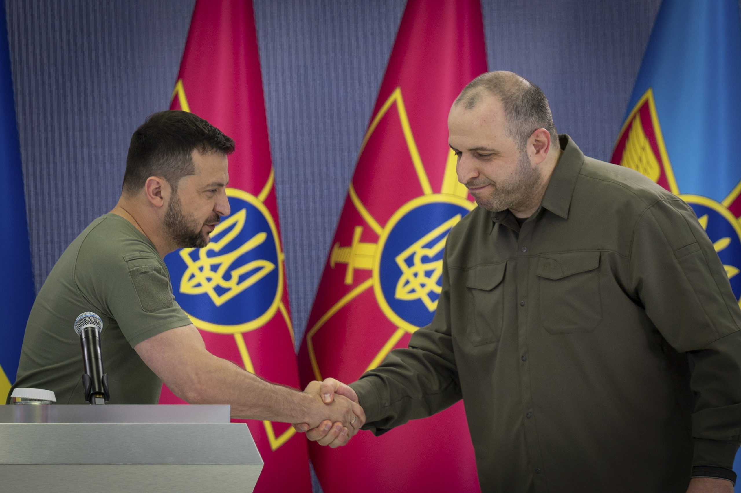 Az ukrán elnök bemutatta az új védelmi minisztert