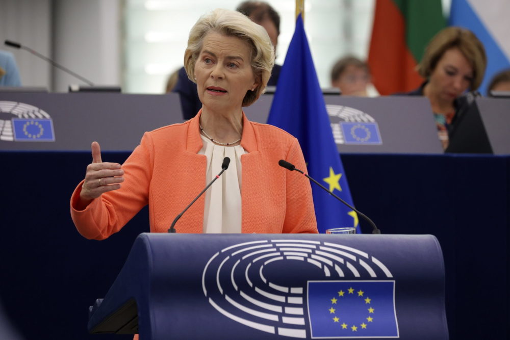 Ursula von der Leyen: Európa Izrael mellett áll