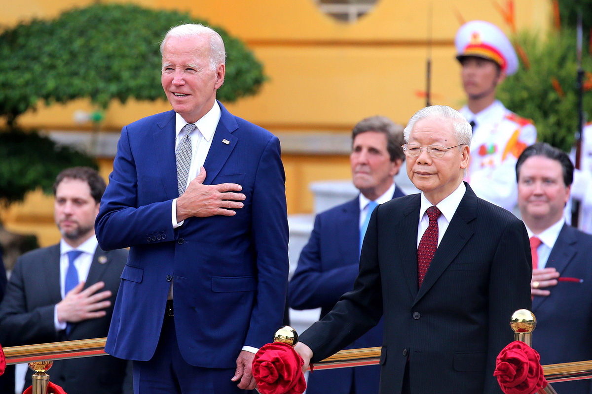 Biden: Új szakaszba léptek az USA és Vietnam kapcsolatai