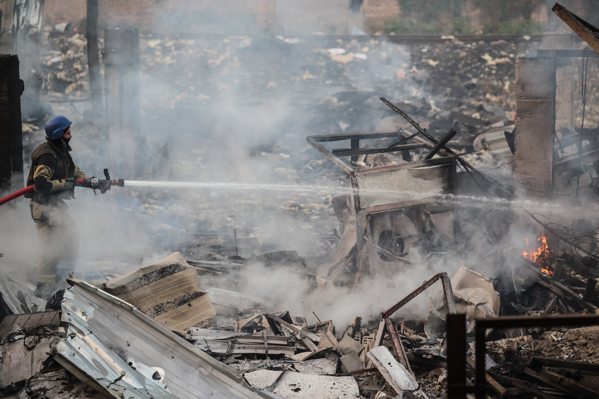 Egy nap alatt két orosz légicsapás ért egy herszoni várost