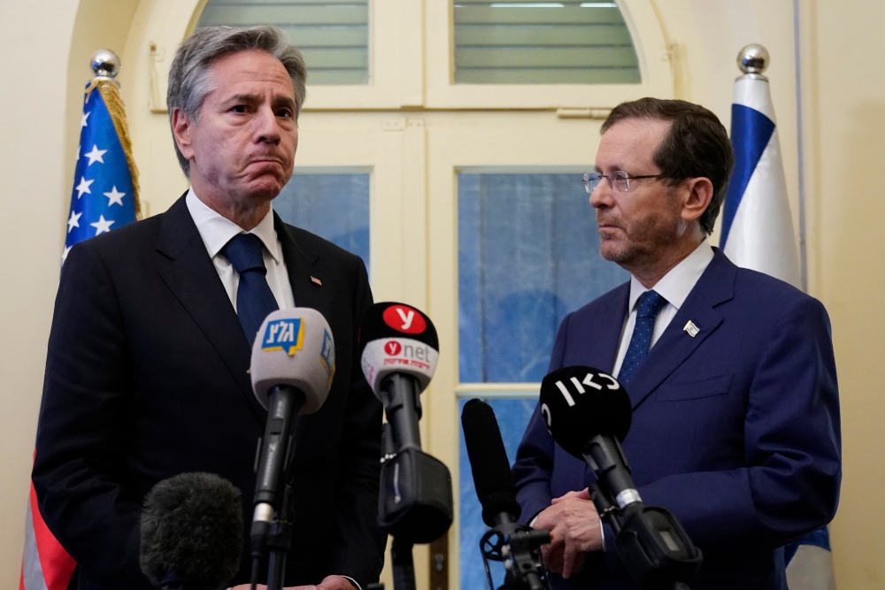 Az USA pozíciója múlhat Ukrajna és Izrael támogatásán a külügyminiszter szerint