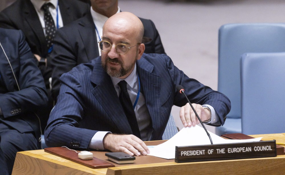 Charles Michel: A civil lakosságot minden körülmények között védeni kell