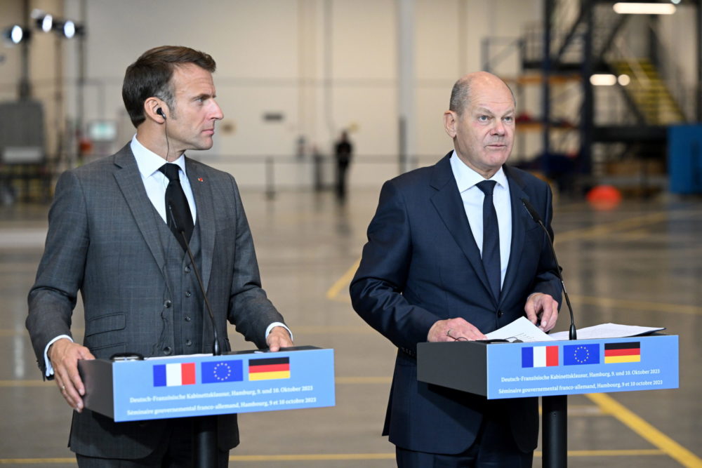Scholz és Macron hazájuk szolidaritásáról biztosította Izraelt