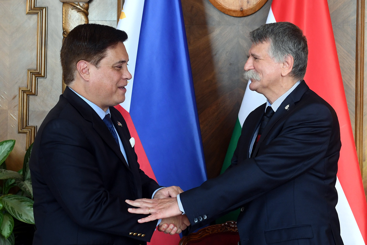 Kövér László a Fülöp-szigeteki szenátus elnökét fogadta