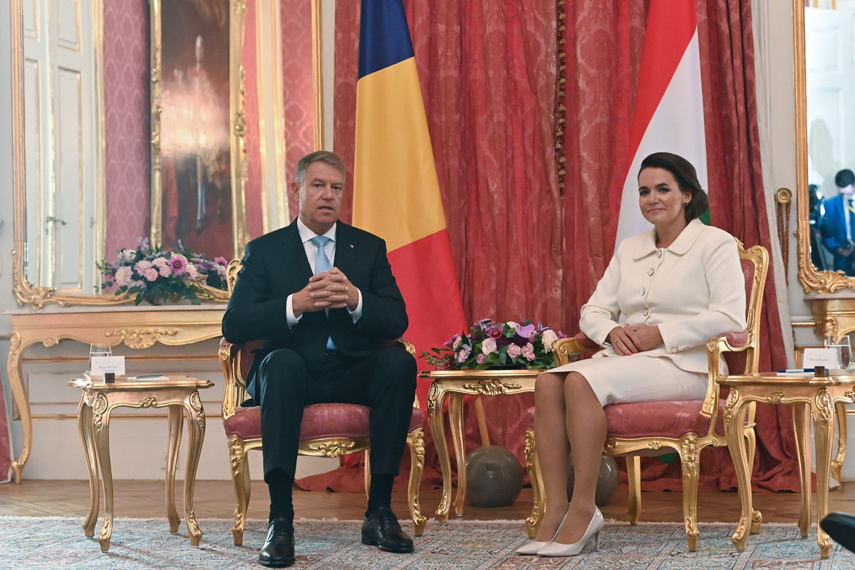 Novák Katalin az erdélyi magyarokról is beszélt Iohannisszal