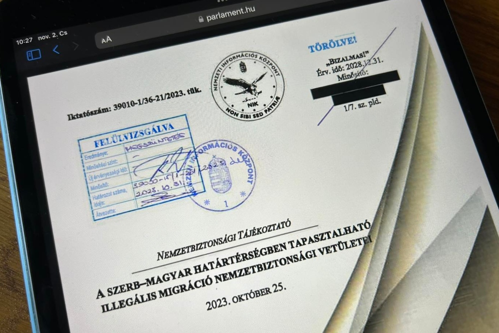 Titkosszolgálati jelentés: az Iszlám Állam és a Hamász is jelen van a határnál