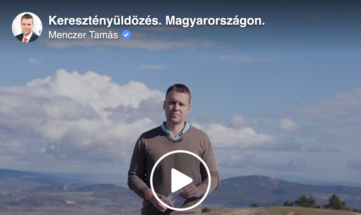 Menczer Tamás: Elfogadhatatlan a keresztégetés!