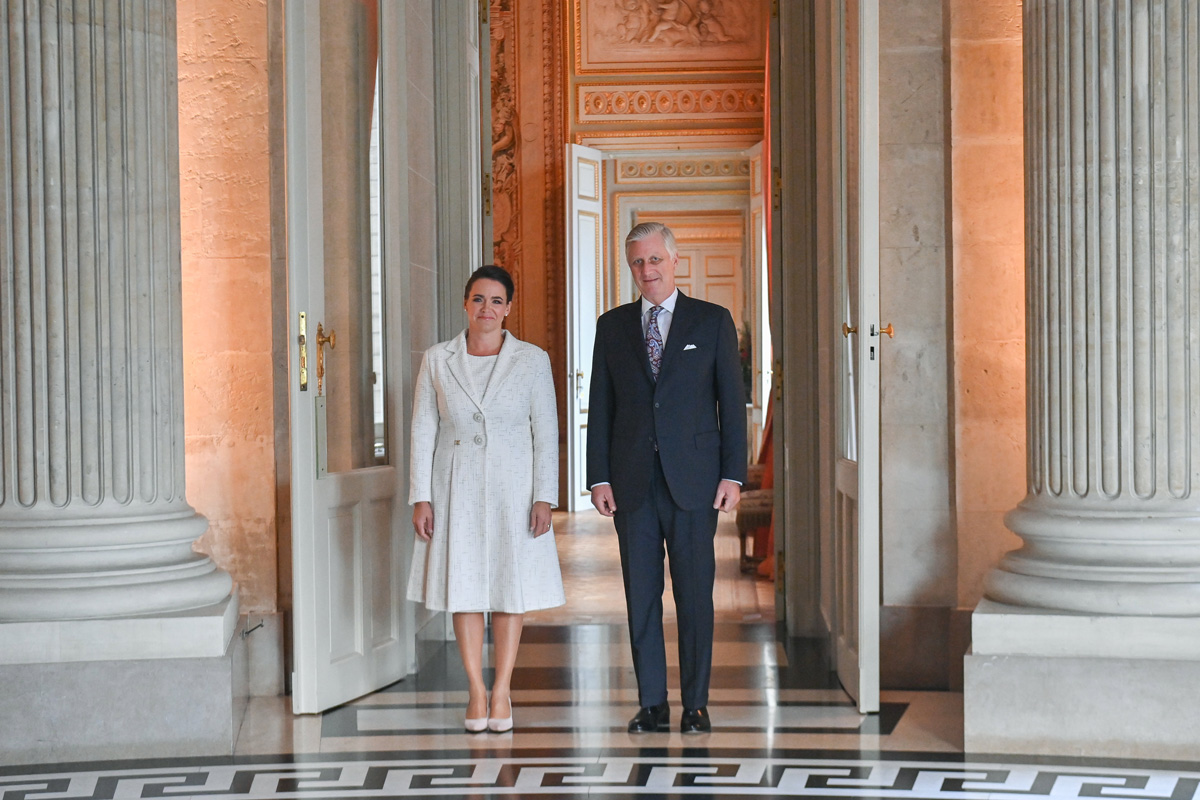 Novák Katalin a belga királlyal tárgyalt