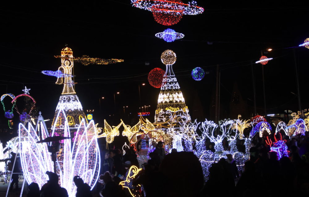 Ünnepi díszvilágítás Szerencsen