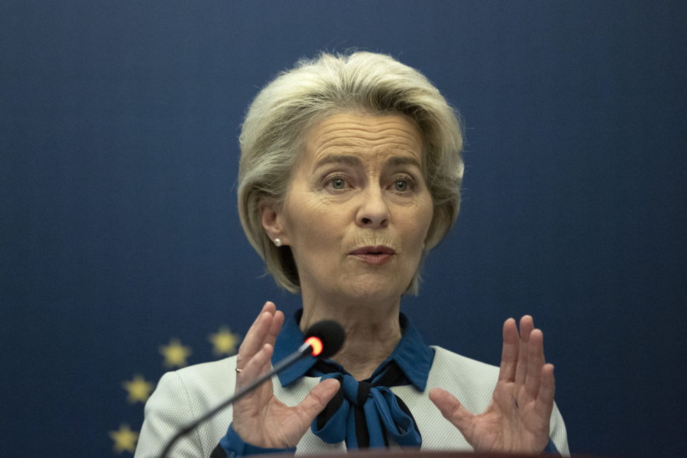 Ursula von der Leyen: Ukrajna bizonyítja, hogy mennyire fontosak számára az unió értékei