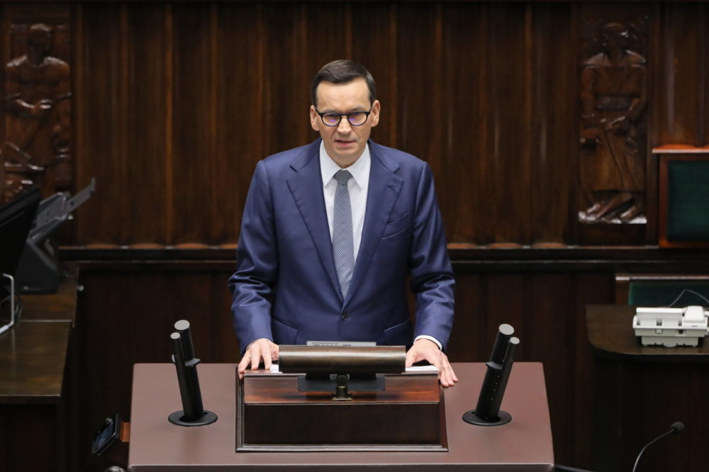 Nem nyerte el az új lengyel szejm bizalmát Morawiecki kabinetje