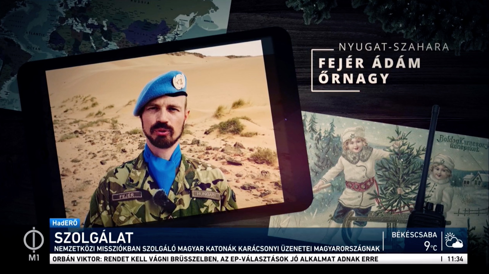 Misszióban szolgáló magyar katonák üzentek