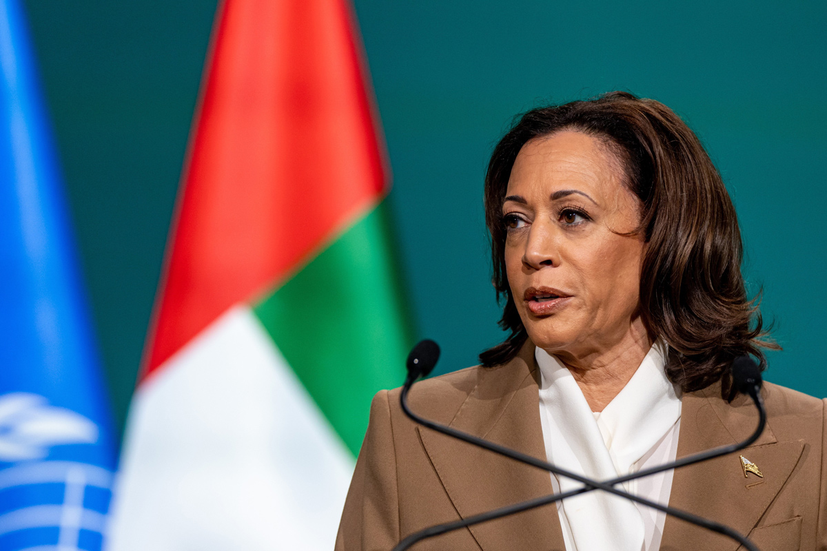 Kamala Harris: Az USA nem engedi a palesztinok kitelepítését