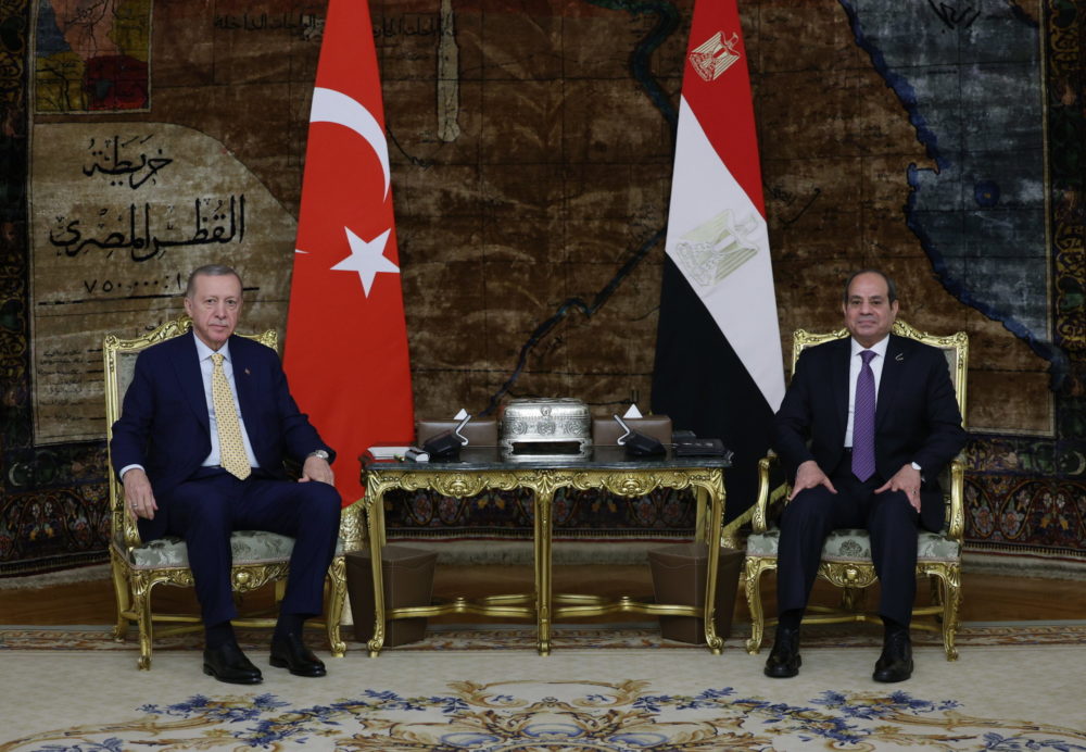 Török elnök: Ankara kész együttműködni Egyiptommal a Gázai övezet újjáépítésében