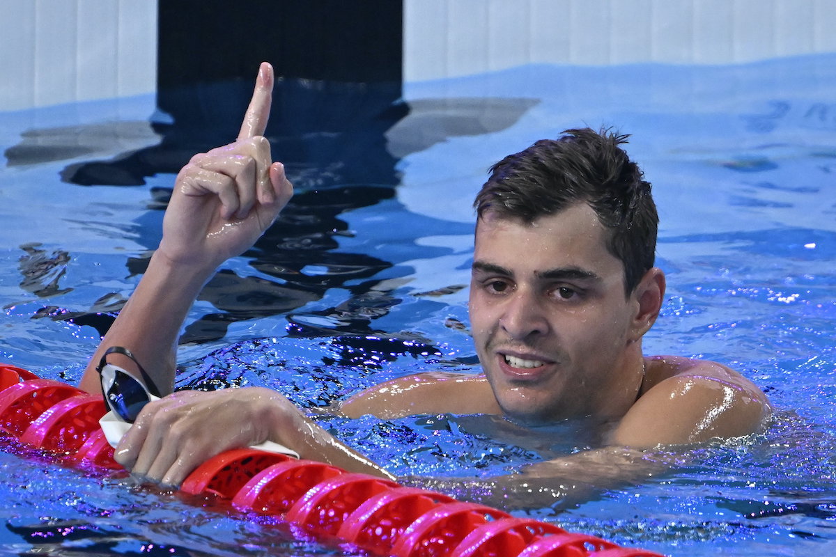 Németh Nándor bronzérmes 100 méter gyorson