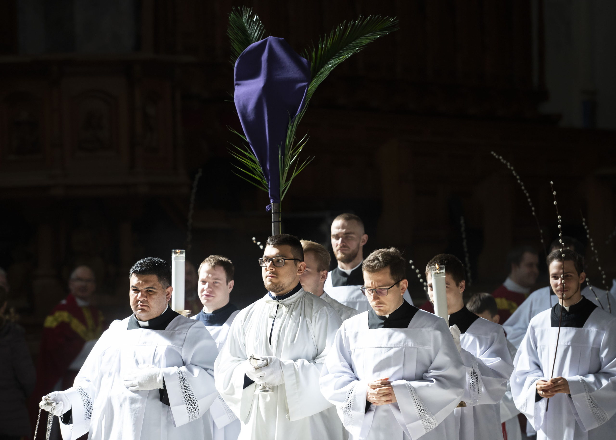 Virágvasárnapi szentmise az esztergomi bazilikában
